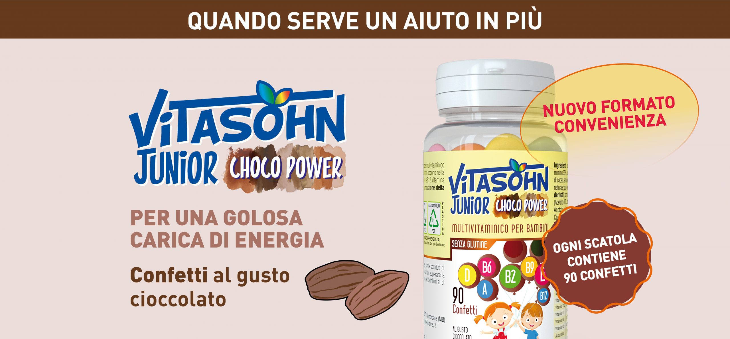 Nuovo Vitasohn Junior Choco Power Confetti
