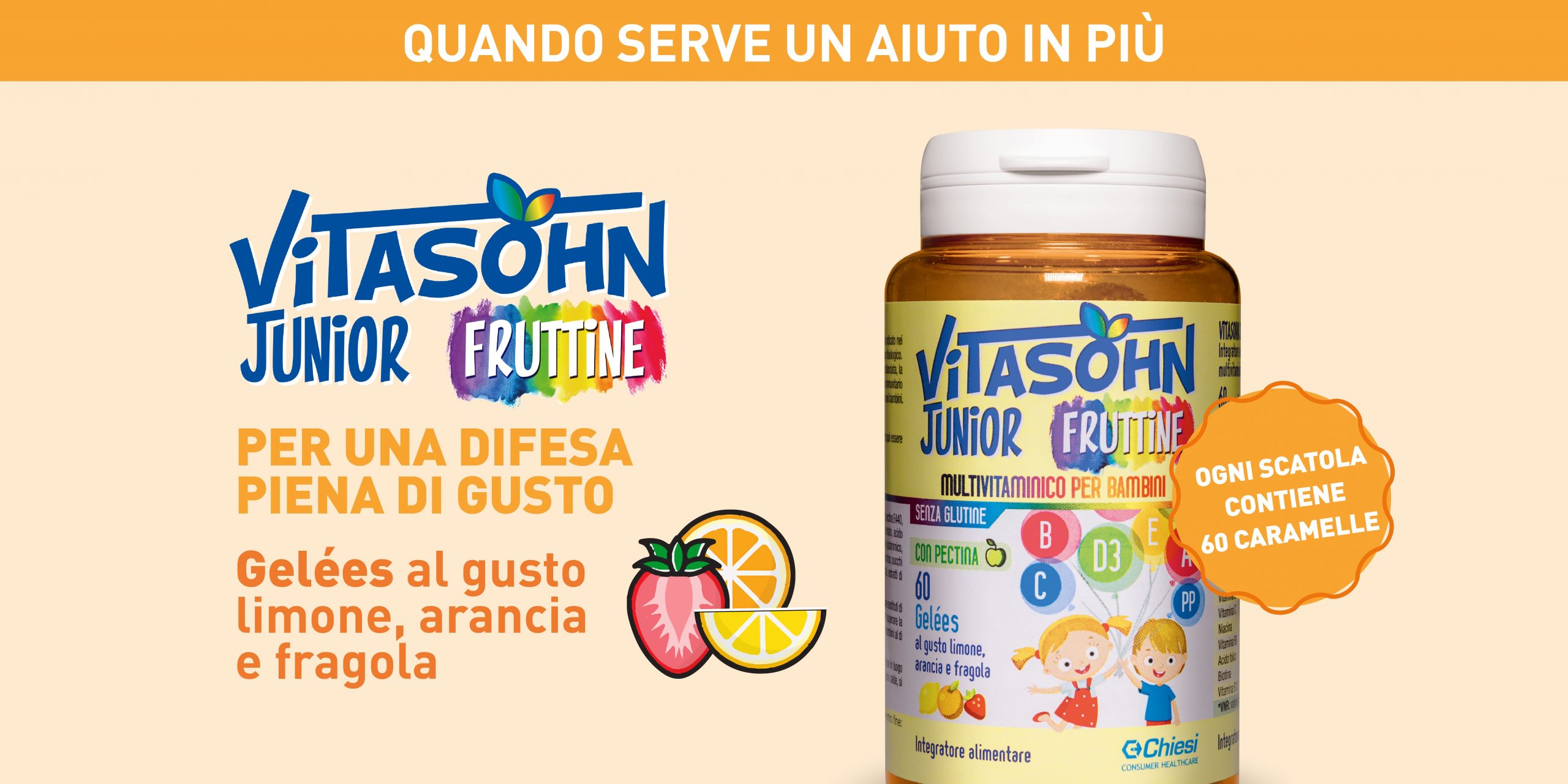 Vitasohn Junior Fruttine Caramelle